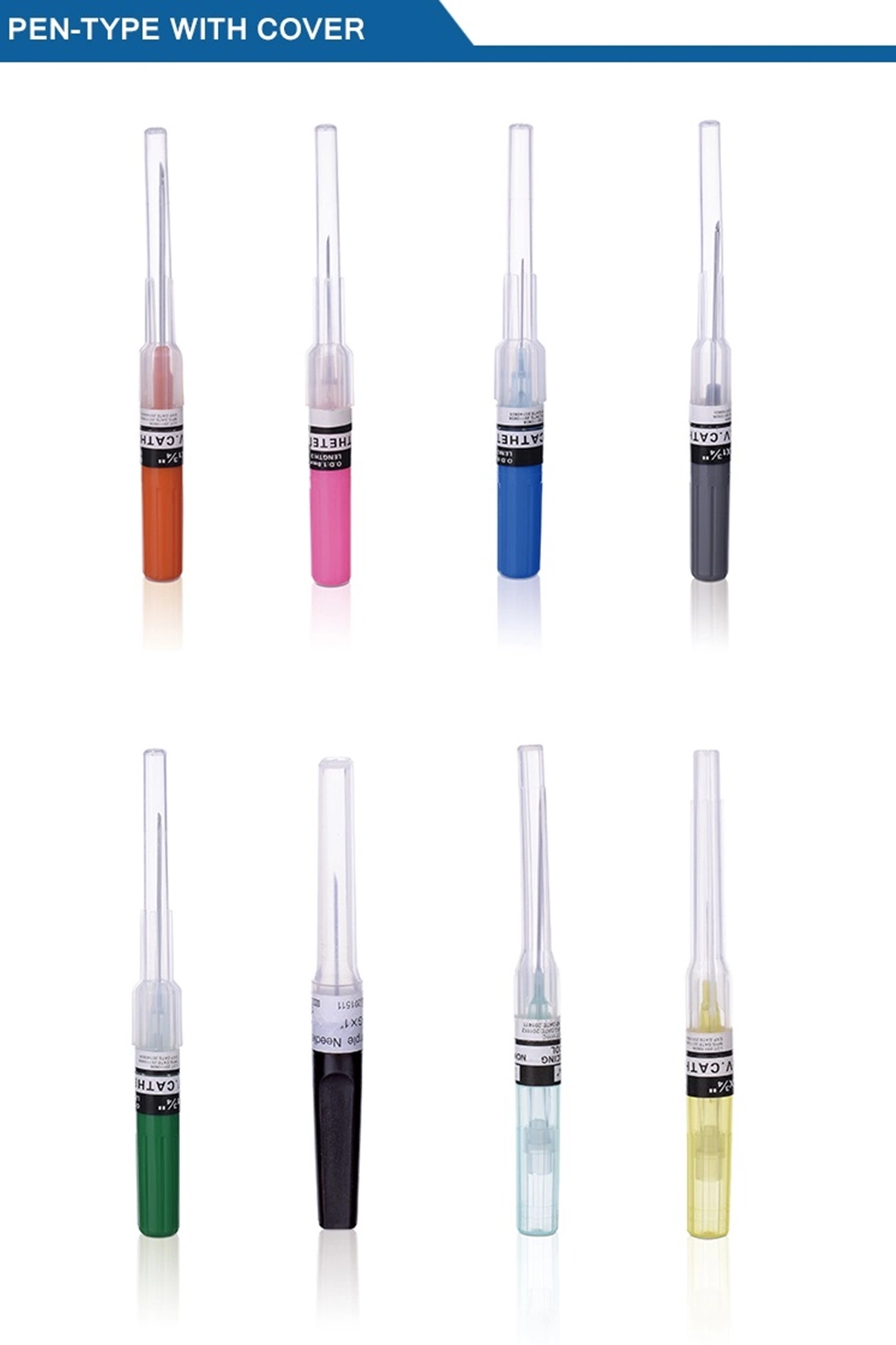 Medical Pen-Like All Size Types of IV Cannula with Wing