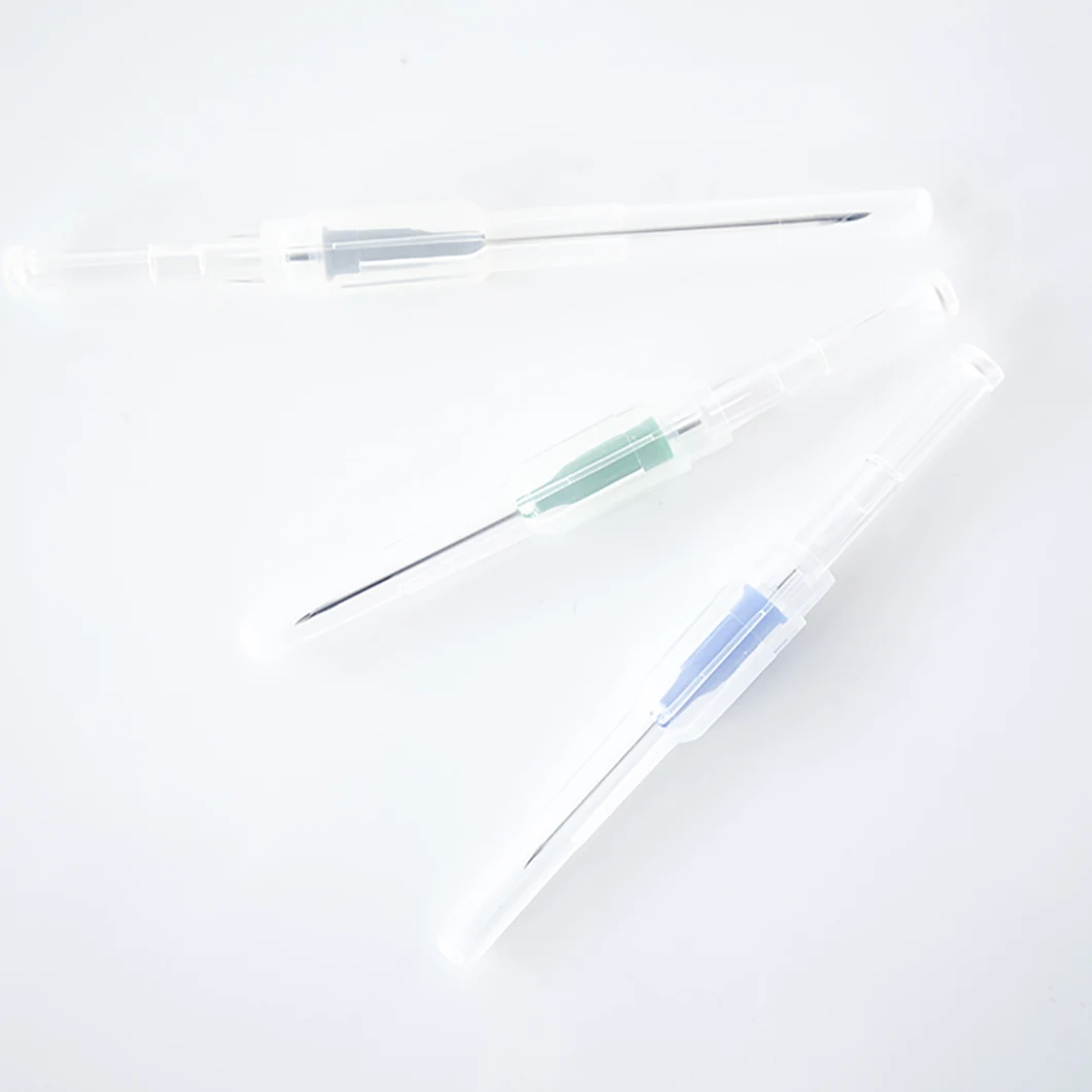 Disposable Safety Intravenous IV Cannula with Injection Port with CE