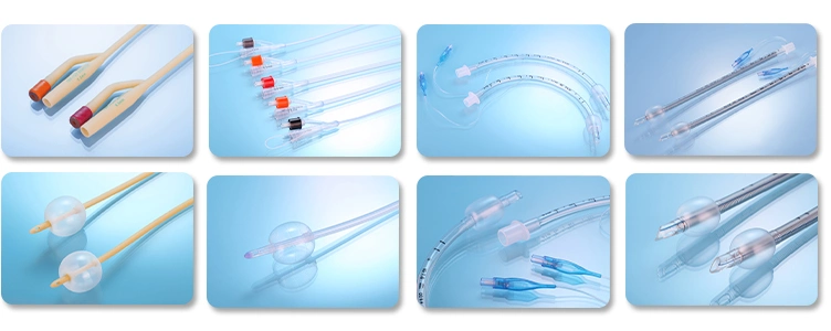 Hospital Equipment Medical Disposable Sterile Latex Silicone Foley Catheter Hot Sale Ks H6