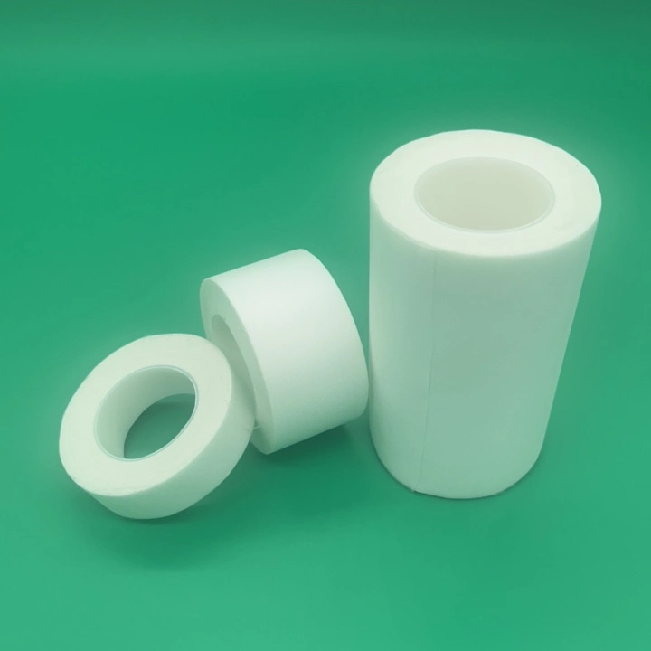 Medical Disposable Adhesive Skin Color White Color Silk Plaster Bandage Surgical Silk Tape for Wound