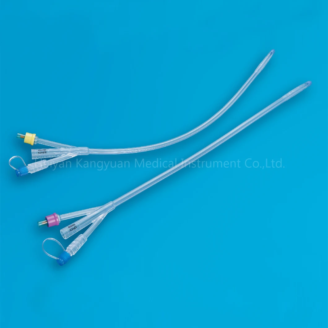 Disposable 3 Way Silicone Foley Catheter Standard Wholesale