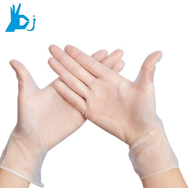 100 Disposable Blue Medical Blended Nitrile Gloves for Doctor′s Surgical Examination Non-Sterile