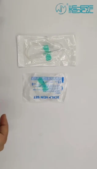 Medizinisches steriles Einweg-Schmetterlings-Kopfhautvenen-Set mit verschiedenen Größen, CE ISO