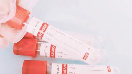 Medizinisches Einweg-Blutentnahmeröhrchen mit Ce